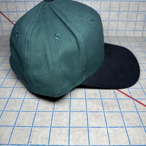Vtg IPD Portland Snapback Hat Volvo Cap Engine Parts OEM RARE Green Velcra-o OS - Picture 3 of 7